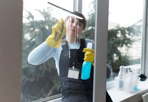 Nettoyage de vitres intérieures et extérieures à Saint-Martin-de-Bréthencourt